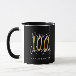 Caneca Fazer 100, faça um bom convite de aniversário em o