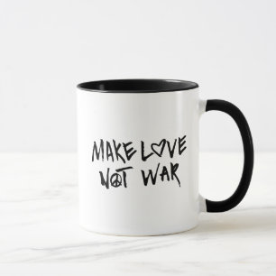 Caneca Fazer Amor Não Guerra