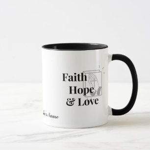 Caneca Fé Personalizada, Deus abençoe De Amor, Seu Xadrez