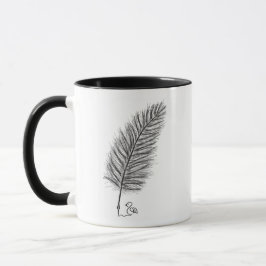 Caneca Feather Quill a voz dos pensamentos e emoções