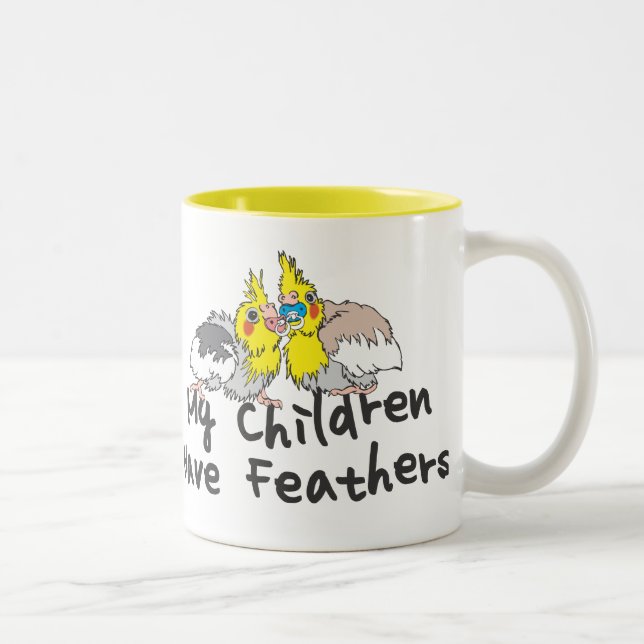 Caneca Feathery das crianças (Direita)