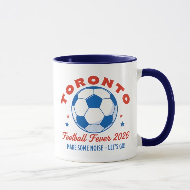 Caneca Febre de Futebol de Toronto 2026  (Direita)