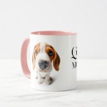 Fecho de Beagle Mug com o seu nome