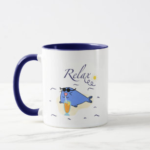 Caneca Fecho-frio azul