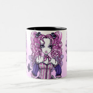 Caneca feericamente da arte dos namorados