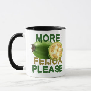 CANECA FEIJOA FRUTA! PRESENTE BONITA PARA AMANTES RARAMEN