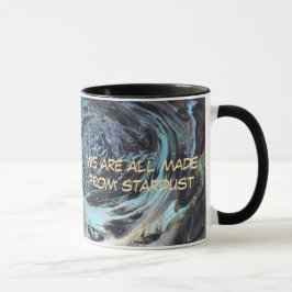 Caneca "Feita a partir de Stardust", Mug de estilo de cor