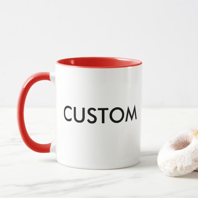Caneca feita sob encomenda da campainha 11oz - (Com Donut)