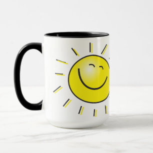 caneca feita sob encomenda da luz do sol 15oz