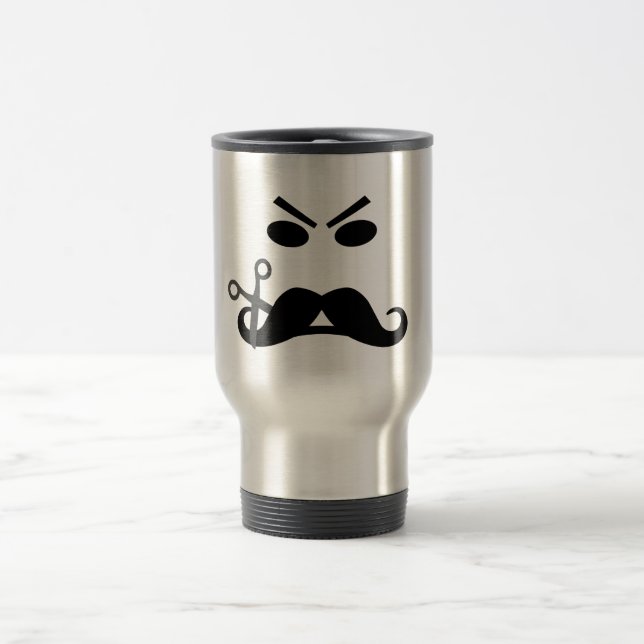 Caneca feita sob encomenda do bigode irritado - (Centro)