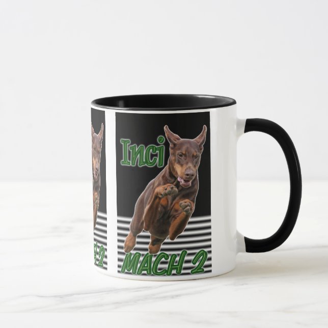Caneca feita sob encomenda do design do MACH 2 de (Direita)