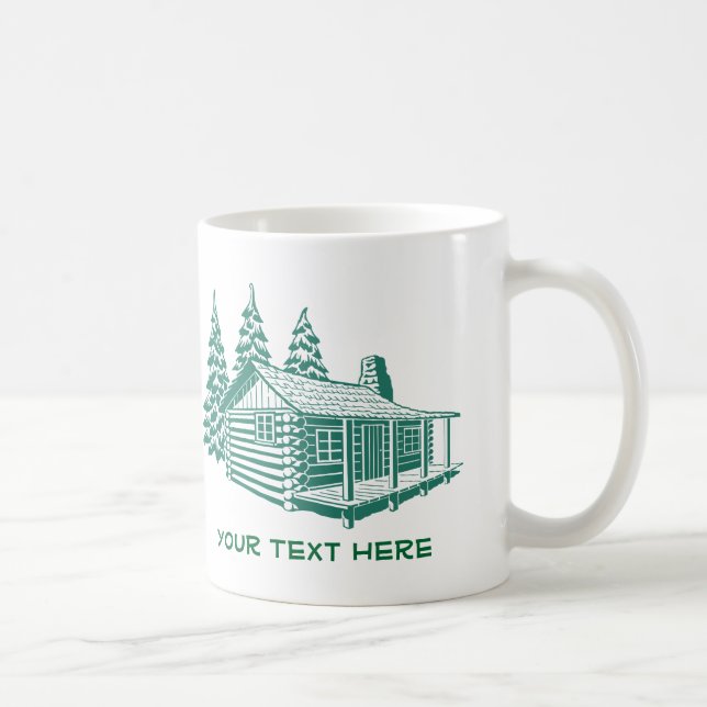 Caneca feita sob encomenda do texto das madeiras (Direita)