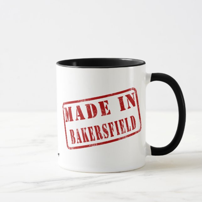 Caneca Feito em Bakersfield (Direita)