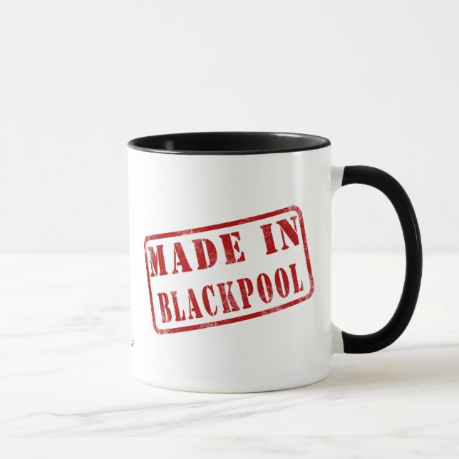 Caneca Feito em Blackpool (Direita)
