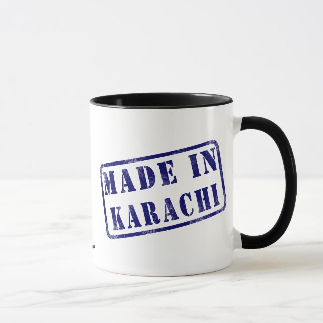 Caneca Feito em Karachi (Direita)