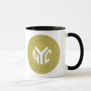 Caneca Feito em Nova York Manhattan