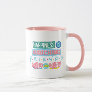 Caneca Felicidade é Assistir FRIENDS™ Novamente & Novamen