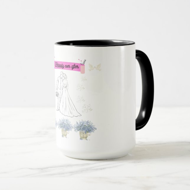 Caneca Felicidade para sempre (Frente Esquerda)