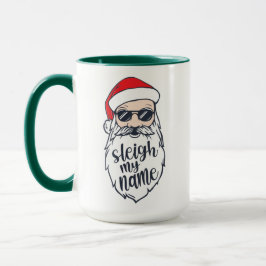 Caneca Felicie meu nome Papais noeis Natal