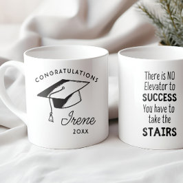 Caneca Felicita o Formando de Escadas de Sucesso de Class