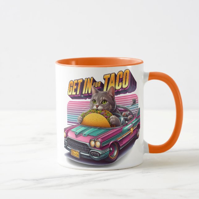 Caneca Feline Fiesta em Pink Ride (Direita)