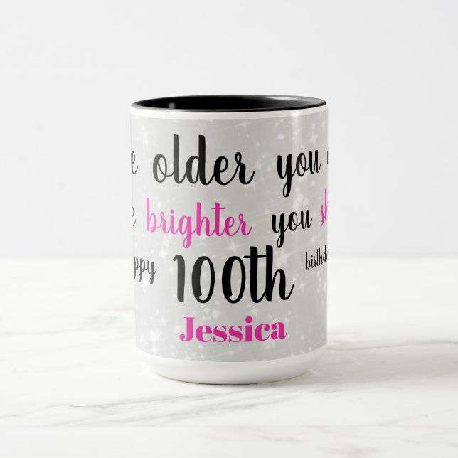 Caneca Feliz 100º aniversário (Centro)