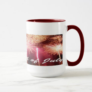 Caneca Feliz 4 de julho Mug