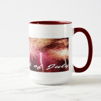 Caneca Feliz 4 de julho Mug