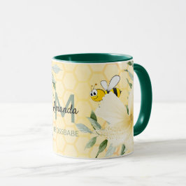 Caneca Feliz abelhão-de-bico-amarelo