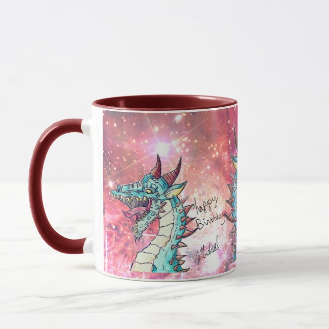 Caneca Feliz Amo-Te Mãe Dragão Mug (Esquerda)