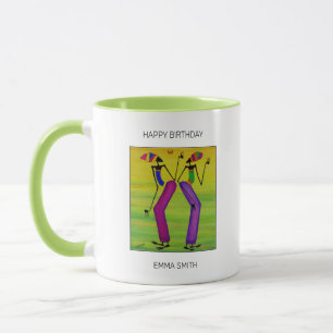 Caneca Feliz Aniversário, Alegria em Água e Felicidade