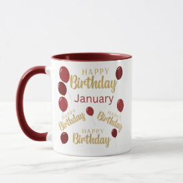 Caneca Feliz aniversário Mug
