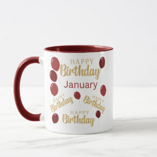 Caneca Feliz aniversário Mug