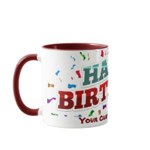 Feliz Aniversário Personalizado Mug