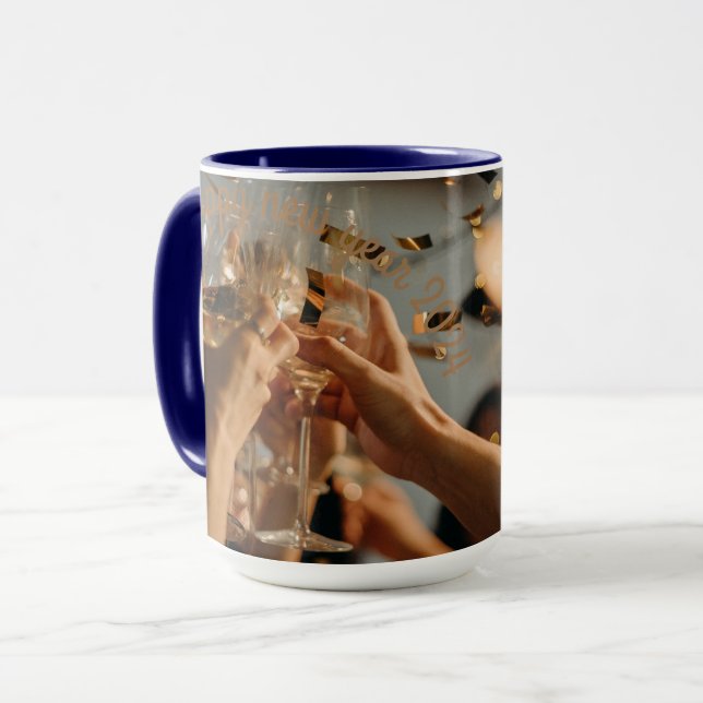 Caneca feliz ano novo (Frente Esquerda)