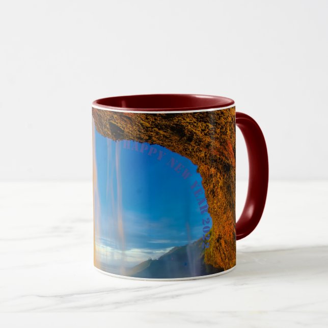 Caneca Feliz ano novo 2022 (Frente Esquerda)