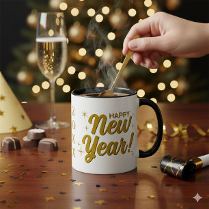 Caneca Feliz ano novo 20XX Grande caneta combinada de 11 