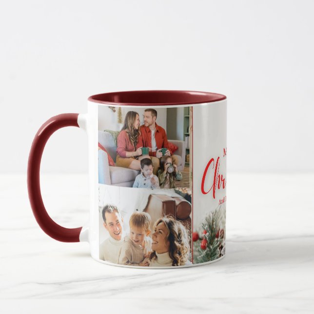 Caneca feliz ano novo Feliz de Natal 4 (Esquerda)