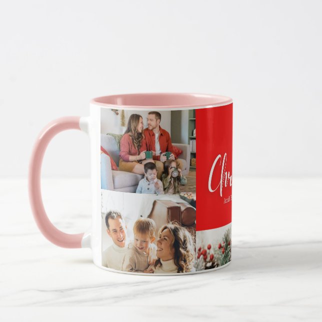 Caneca feliz ano novo Feliz de Natal 4 (Esquerda)