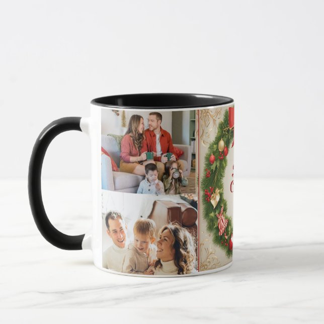 Caneca feliz ano novo Feliz de Natal 4 (Esquerda)
