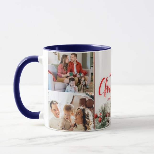 Caneca feliz ano novo Feliz de Natal 4 (Esquerda)