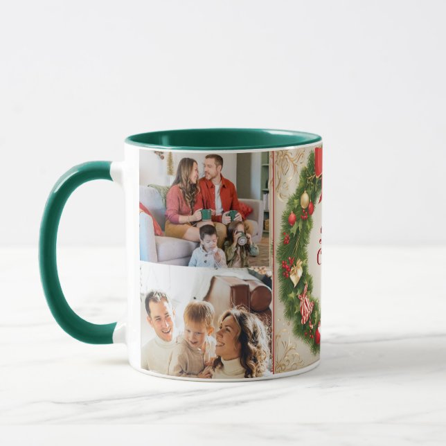 Caneca feliz ano novo Feliz de Natal 4 (Esquerda)