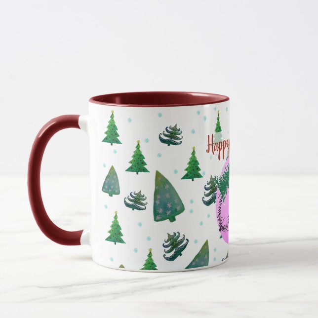 Caneca Feliz ano novo Personalizado Mug (Esquerda)