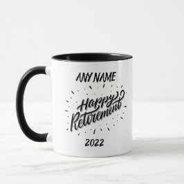 Caneca Feliz aposentadoria 2022 - Presente personalizado 