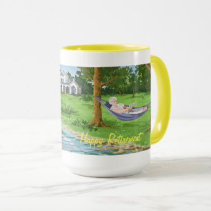Caneca Feliz aposentadoria Personalize Mug (Lady in Hammo