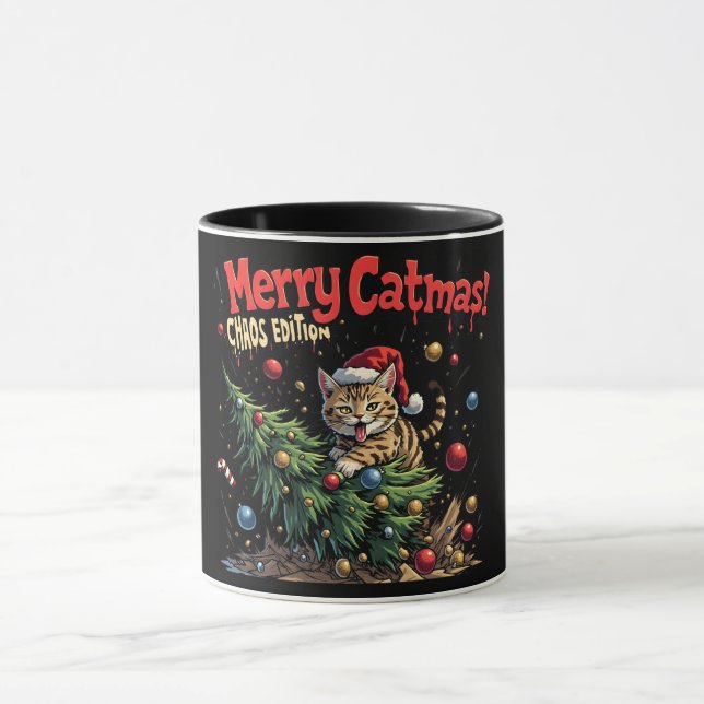 Caneca Feliz Catnatal – Edição Caos (Centro)