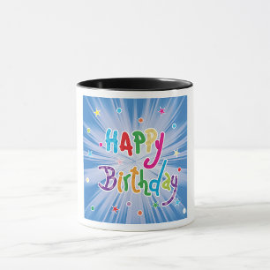 Caneca Feliz Celebração de Aniversário Mug