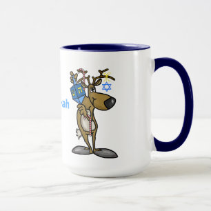 Caneca Feliz Chrismukkah Reindeer Mug