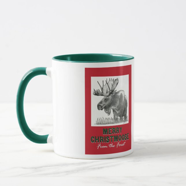 Caneca Feliz Christmoose (Esquerda)