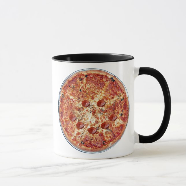 Caneca feliz da pizza (Direita)